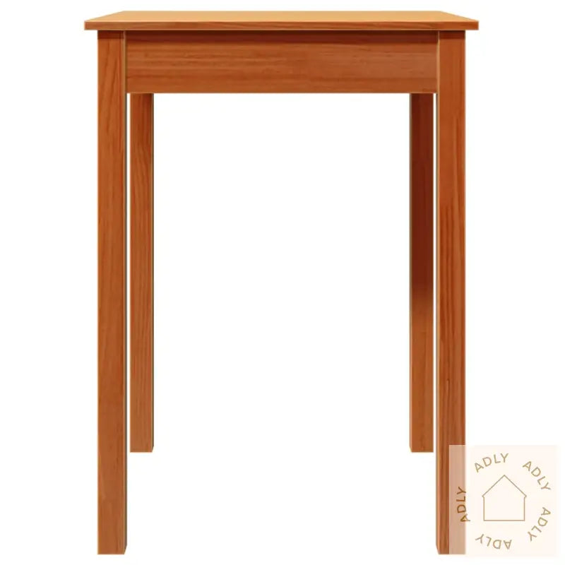 Spisebord Voksbrun 55X55X75 Cm Heltre Furu