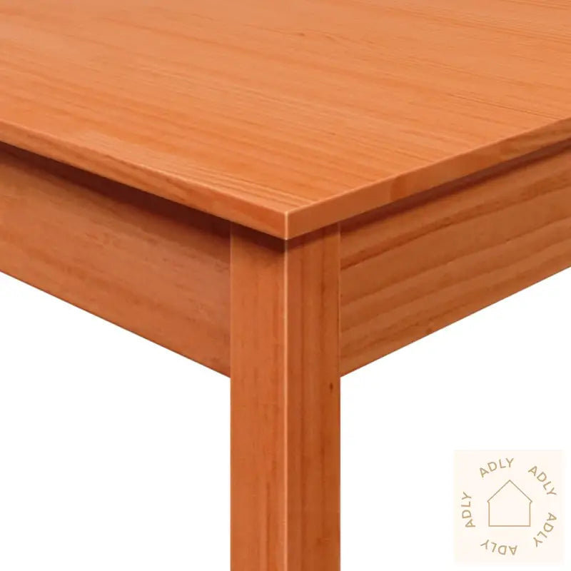 Spisebord Voksbrun 55X55X75 Cm Heltre Furu