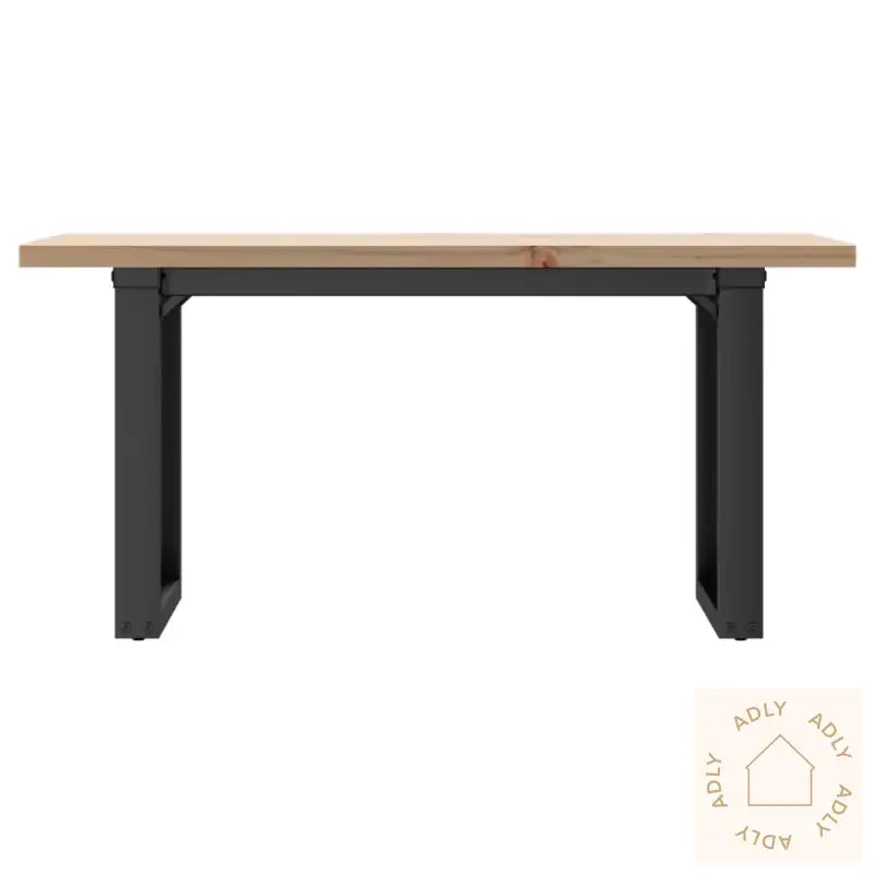 Salongbord O-Ramme 90X40X45,5 Cm Heltre Furu Og Stål