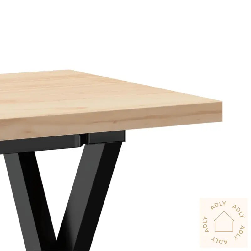 Salongbord X-Ramme 110X40X45,5 Cm Heltre Furu Og Stål