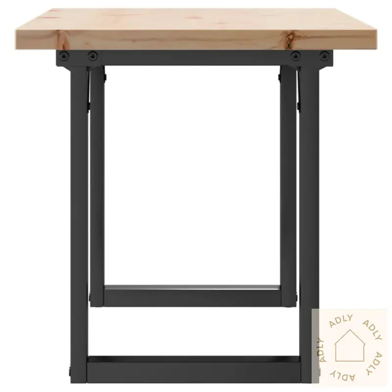 Salongbord O-Ramme 90X40X45,5 Cm Heltre Furu Og Stål