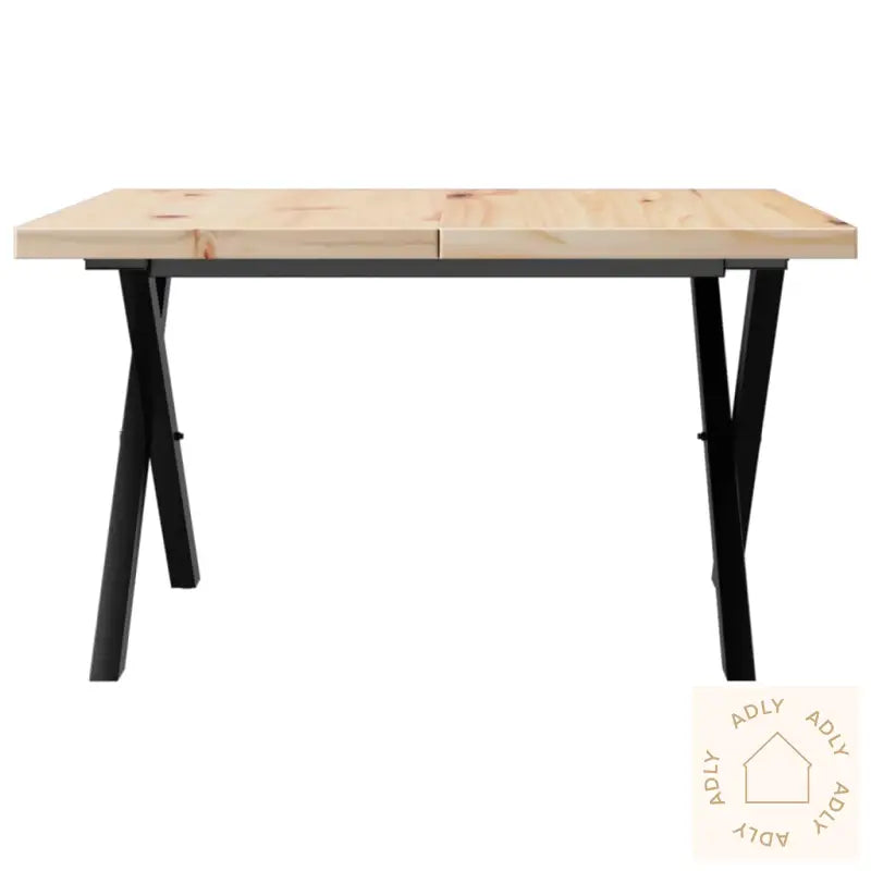 Salongbord X-Ramme 60X60X40,5 Cm Heltre Furu Og Stål