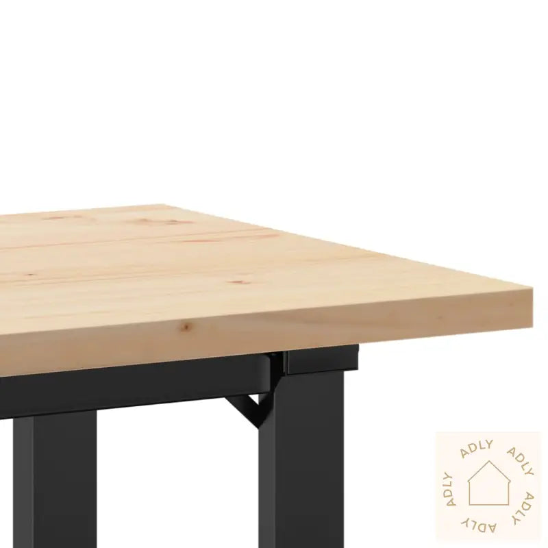 Spisebord O-Ramme 100X50X75,5 Cm Heltre Furu Og Stål