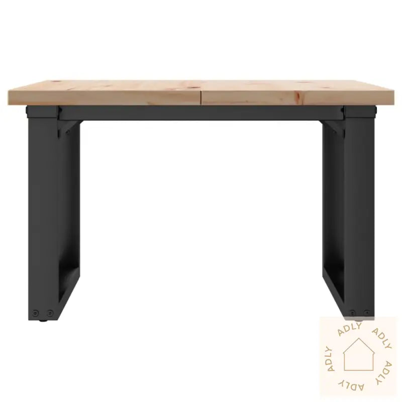 Salongbord O-Ramme 70X70X40,5 Cm Heltre Furu Og Stål