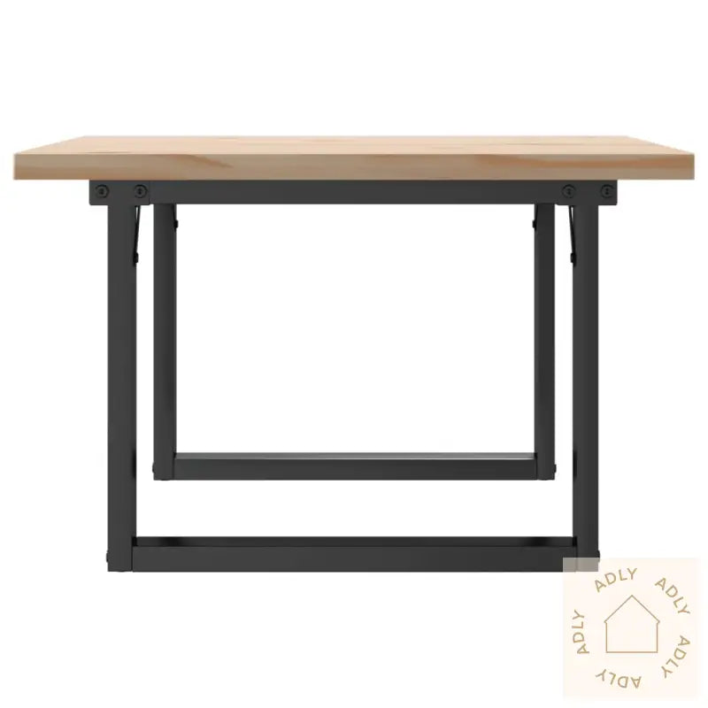 Salongbord O-Ramme 60X60X40,5 Cm Heltre Furu Og Stål