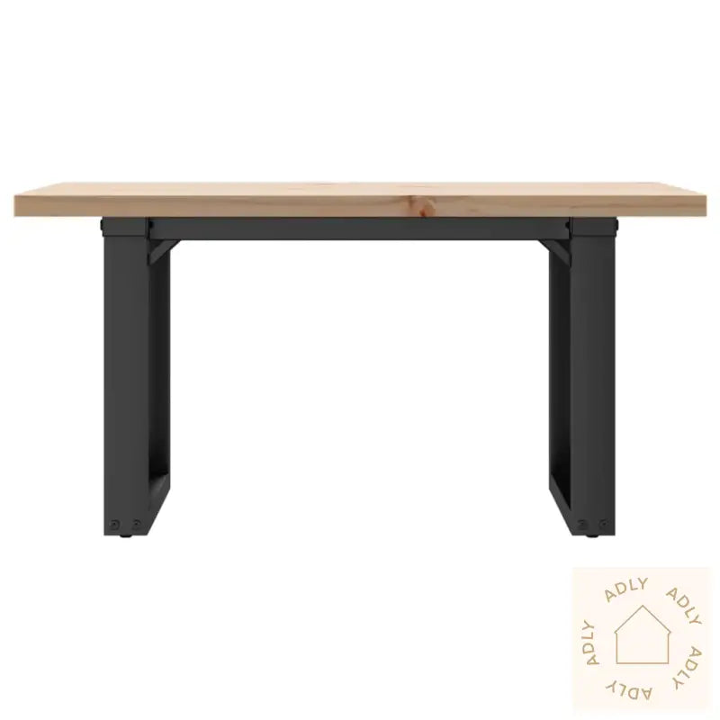 Salongbord O-Ramme 80X50X40,5 Cm Heltre Furu Og Stål
