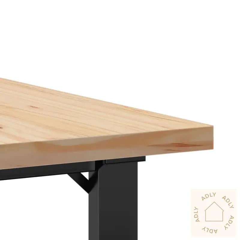 Salongbord O-Ramme 90X90X45,5 Cm Heltre Furu Og Stål