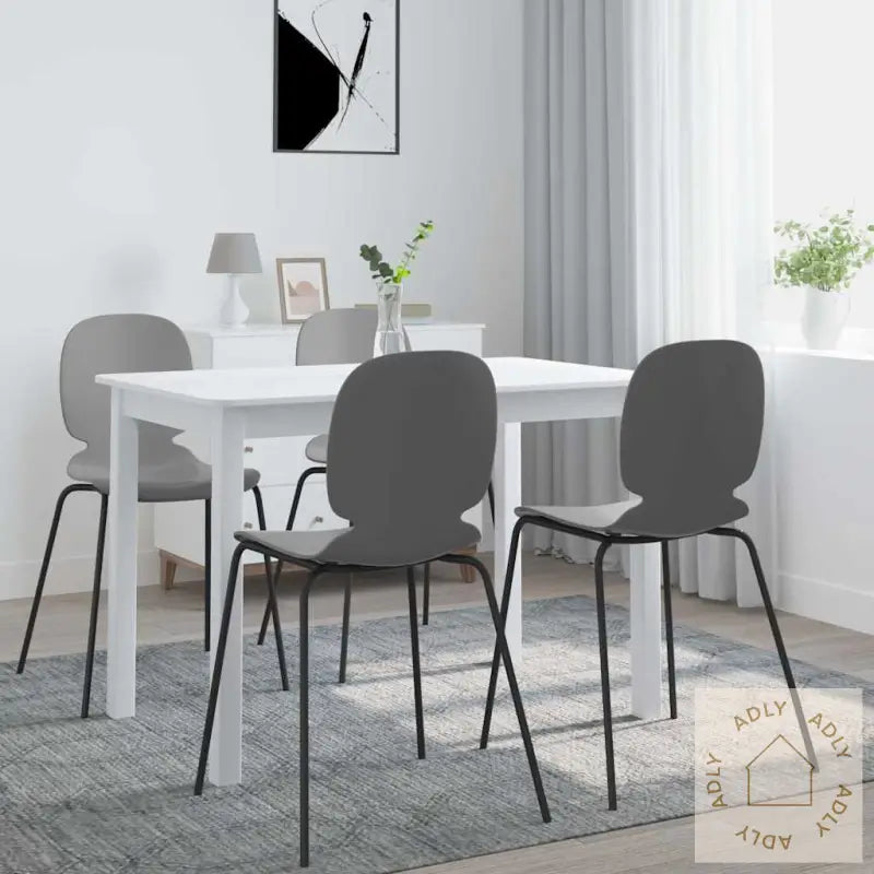 Spisebord Hvit 114X71X75 Cm Heltre Gummitre