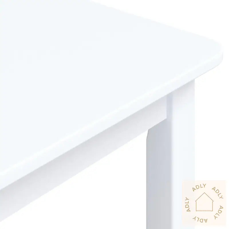 Spisebord Hvit 114X71X75 Cm Heltre Gummitre