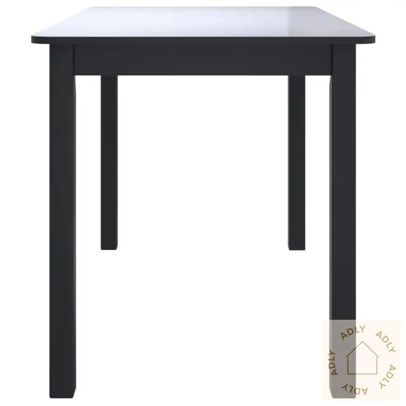 Spisebord Svart 114X71X75 Cm Heltre Gummitre
