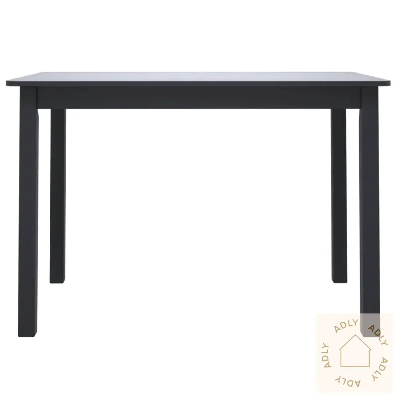 Spisebord Svart 114X71X75 Cm Heltre Gummitre