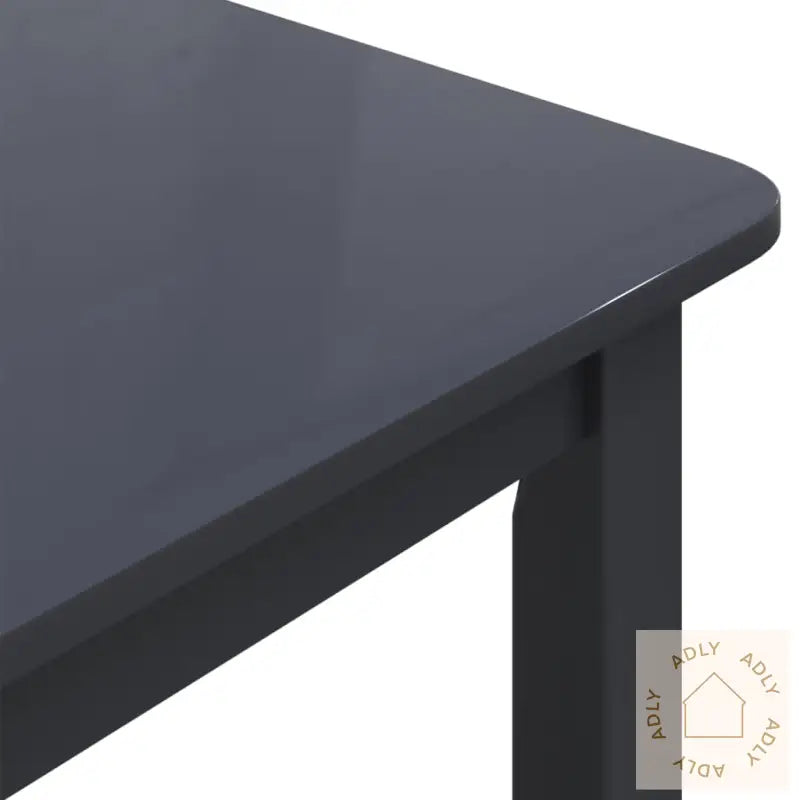 Spisebord Svart 114X71X75 Cm Heltre Gummitre