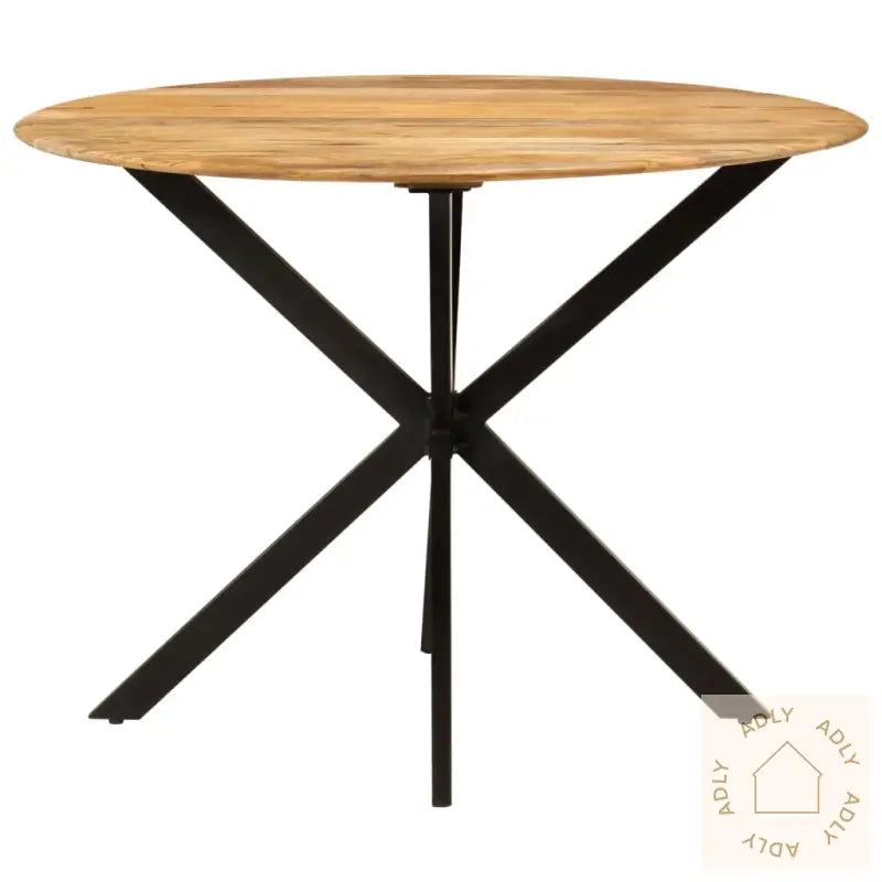 Spisebord Ø110X78 Cm Heltre Mango Og Stål
