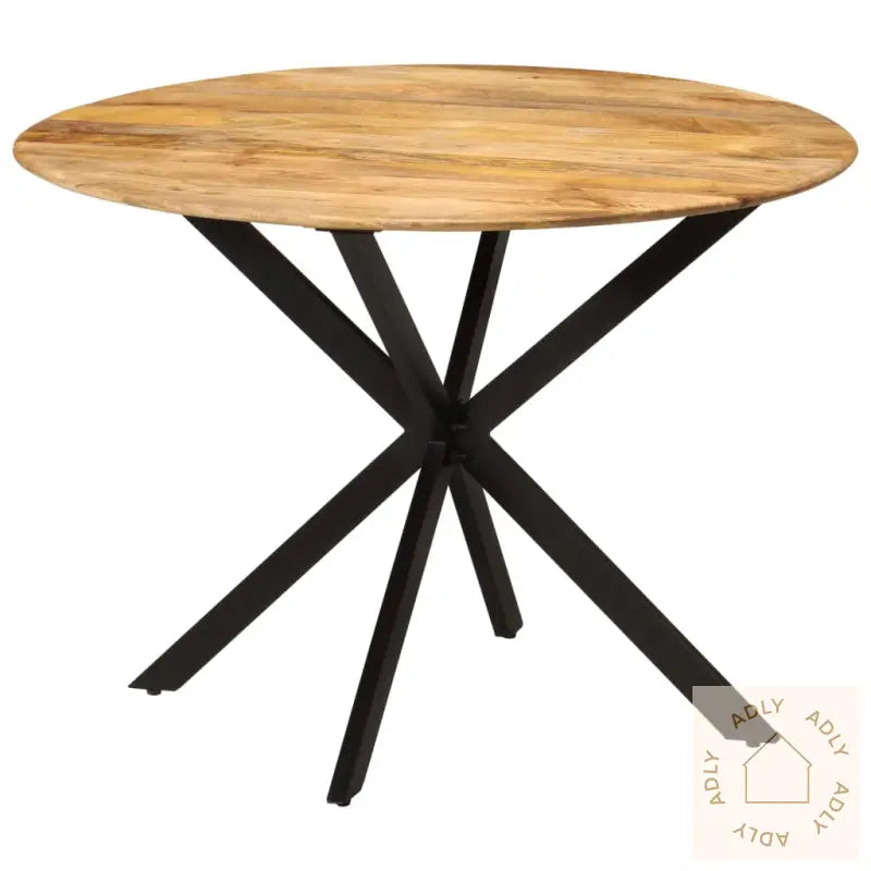 Spisebord Ø110X78 Cm Heltre Mango Og Stål