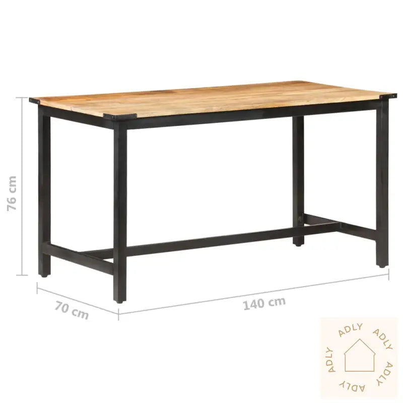 Spisebord 140X70X76 Cm Grov Heltre Mango