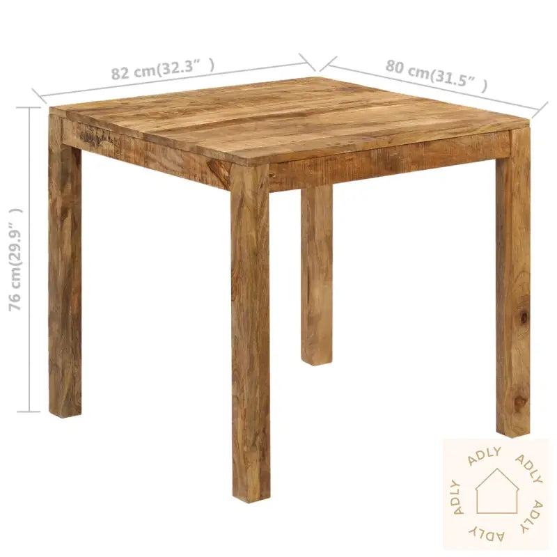 Spisebord Heltre Mango 82X80X76 Cm