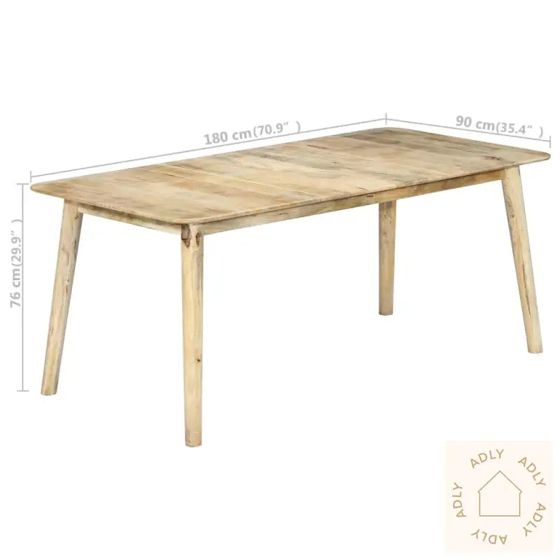 Spisebord 180X90X76 Cm Heltre Mango