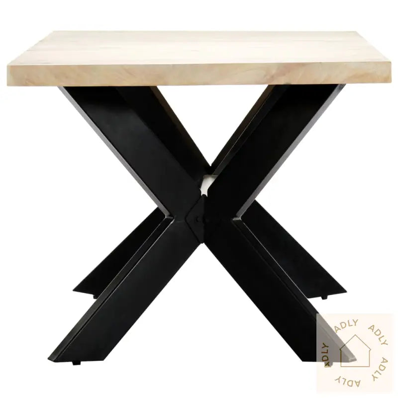 Spisebord Hvit 180X90X75 Cm Heltre Mango