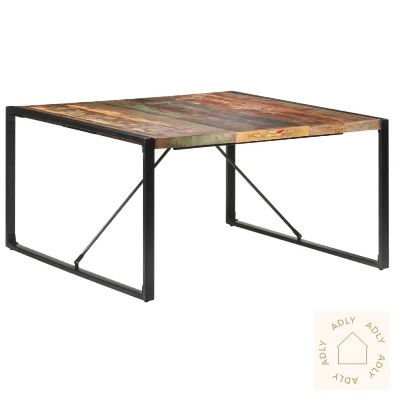 Spisebord 140X140X75 Cm Gjenvunnet Heltre