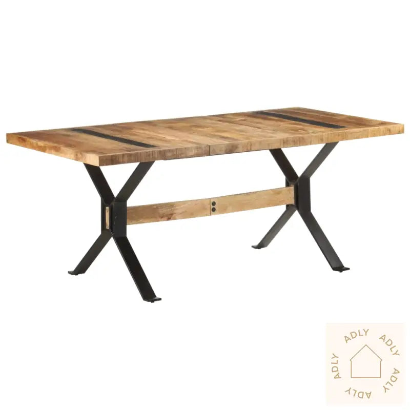 Spisebord 180X90X76 Cm Grovt Mangotre