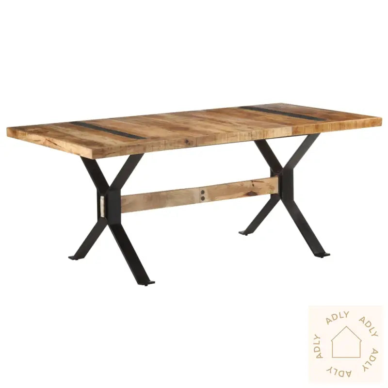 Spisebord 180X90X76 Cm Grovt Mangotre
