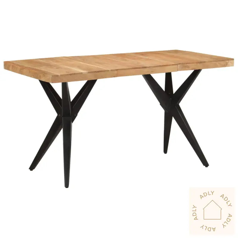 Spisebord Svart 140X70X76 Cm Heltre Akasie