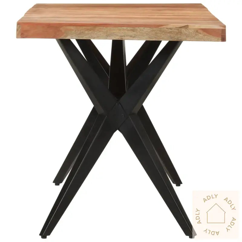 Spisebord Svart 140X70X76 Cm Heltre Akasie