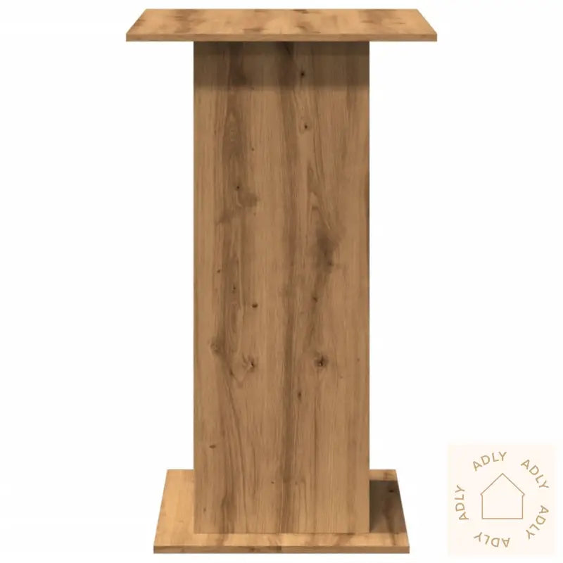 Barbord Med Oppbevaring Artisan Eik 60X60X102 Cm Konstruert Tre