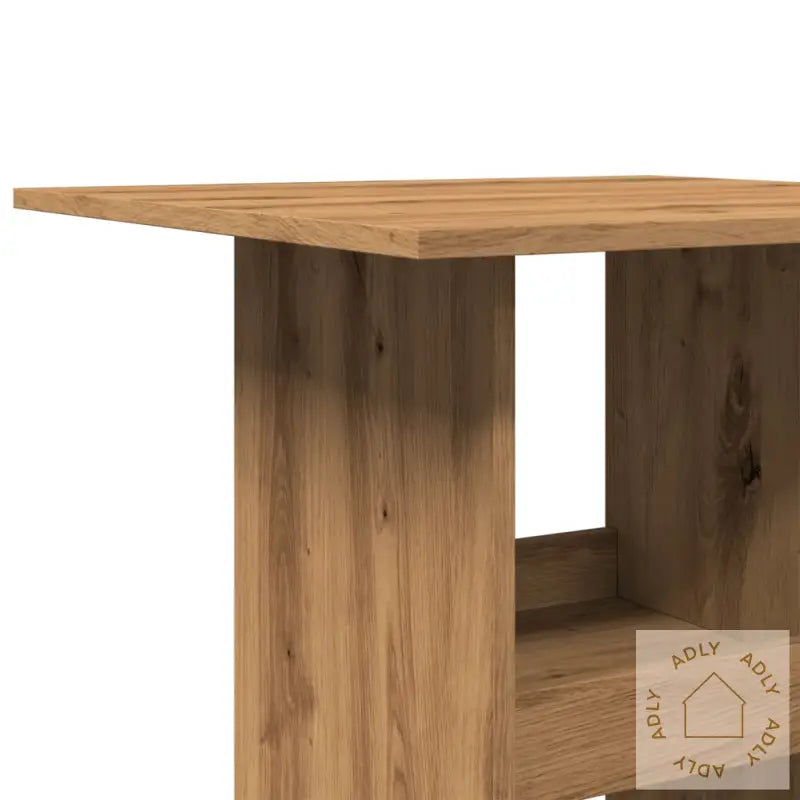Barbord Med Oppbevaring Artisan Eik 60X60X102 Cm Konstruert Tre