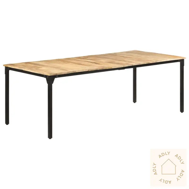 Spisebord 220X100X76 Cm Grovt Mango