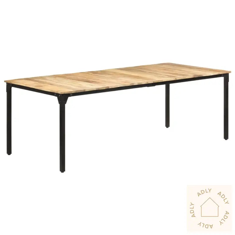 Spisebord 220X100X76 Cm Grovt Mango