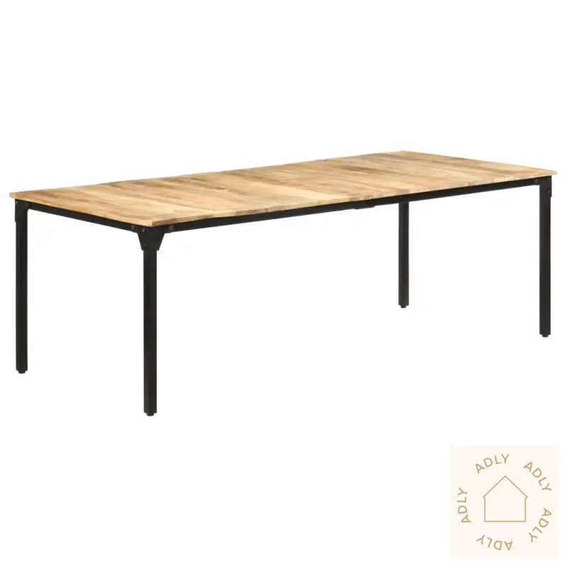 Spisebord 220X100X76 Cm Grovt Mango