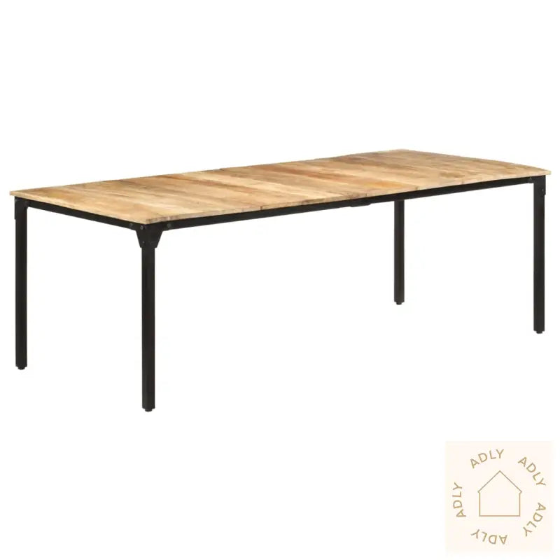 Spisebord 220X100X76 Cm Grovt Mango