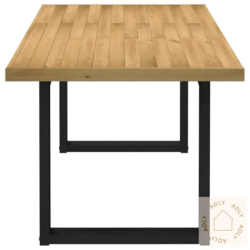 Spisebord Noain U-Formede Ben 180X90X75 Cm Heltre Furu