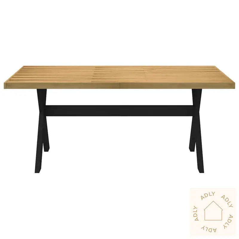 Spisebord Noain X-Formede Ben 180X90X75 Cm Heltre Furu