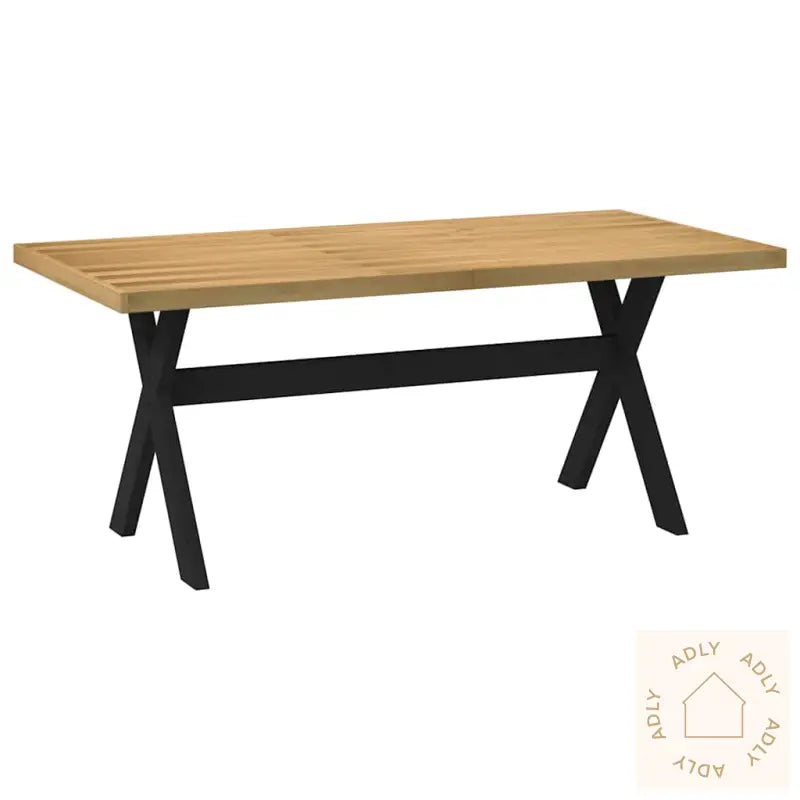 Spisebord Noain X-Formede Ben 180X90X75 Cm Heltre Furu