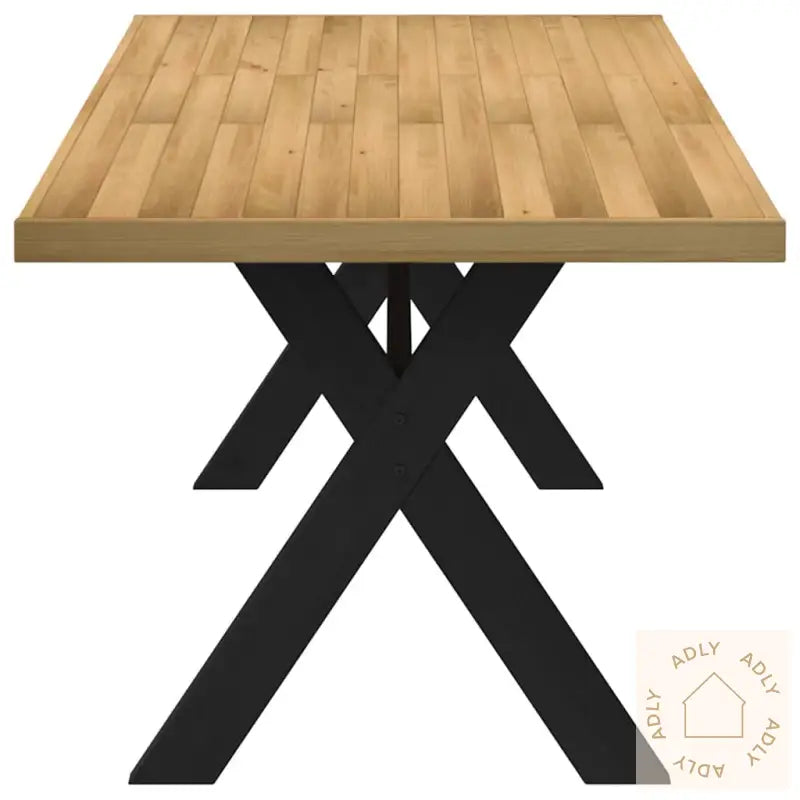 Spisebord Noain X-Formede Ben 180X90X75 Cm Heltre Furu
