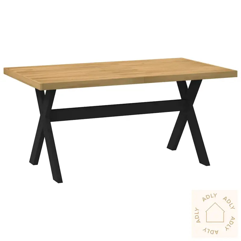 Spisebord Noain X-Formede Ben 160X90X75 Cm Heltre Furu