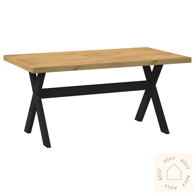 Spisebord Noain X-Formede Ben 160X90X75 Cm Heltre Furu