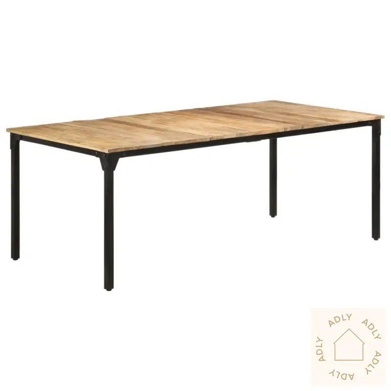 Spisebord 200X100X76 Cm Grovt Mango