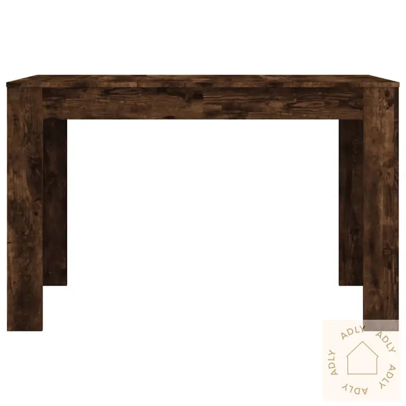 Spisebord Røkt Eik 120X60X76 Cm Konstruert Tre