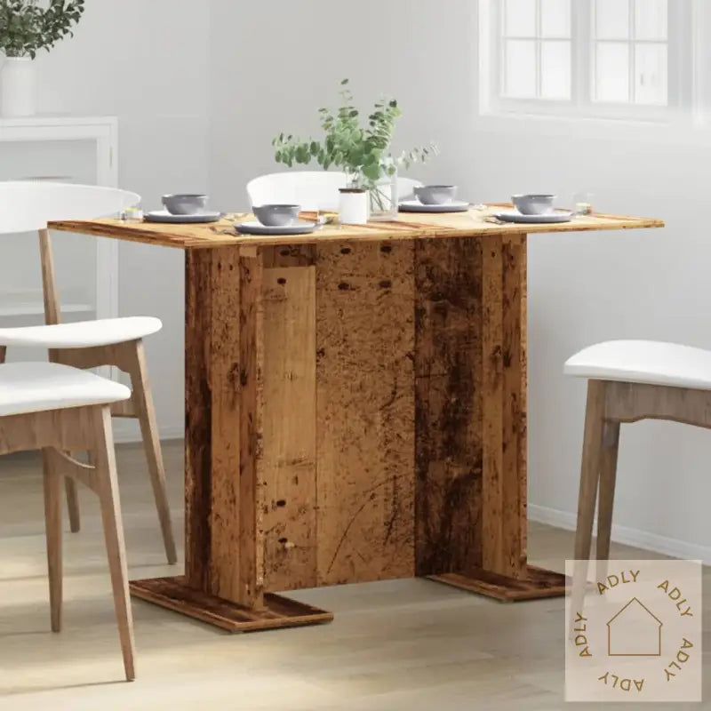Spisebord Gammelt Tre 110X60X75 Cm Konstruert Tre
