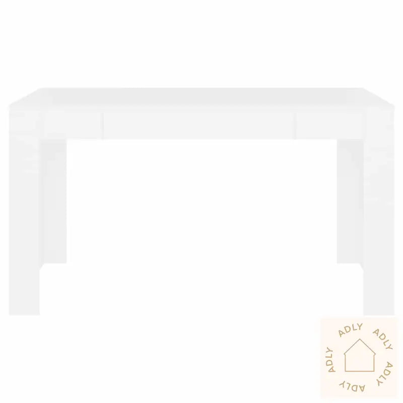 Spisebord Hvit 140X74,5X76 Cm Konstruert Tre