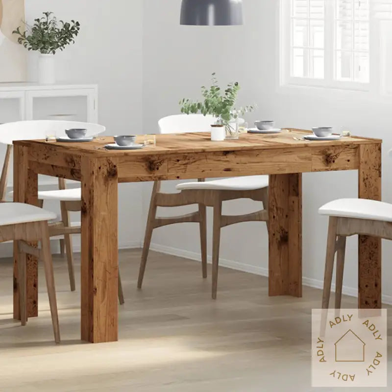 Spisebord Gammelt Tre 140X74,5X76 Cm Konstruert Tre