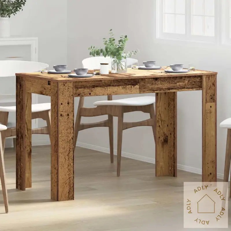 Spisebord Gammelt Tre 120X60X76 Cm Konstruert Tre