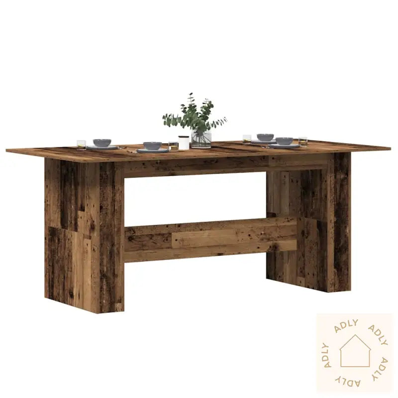 Spisebord Gammelt Tre 180X90X76 Cm Konstruert Tre
