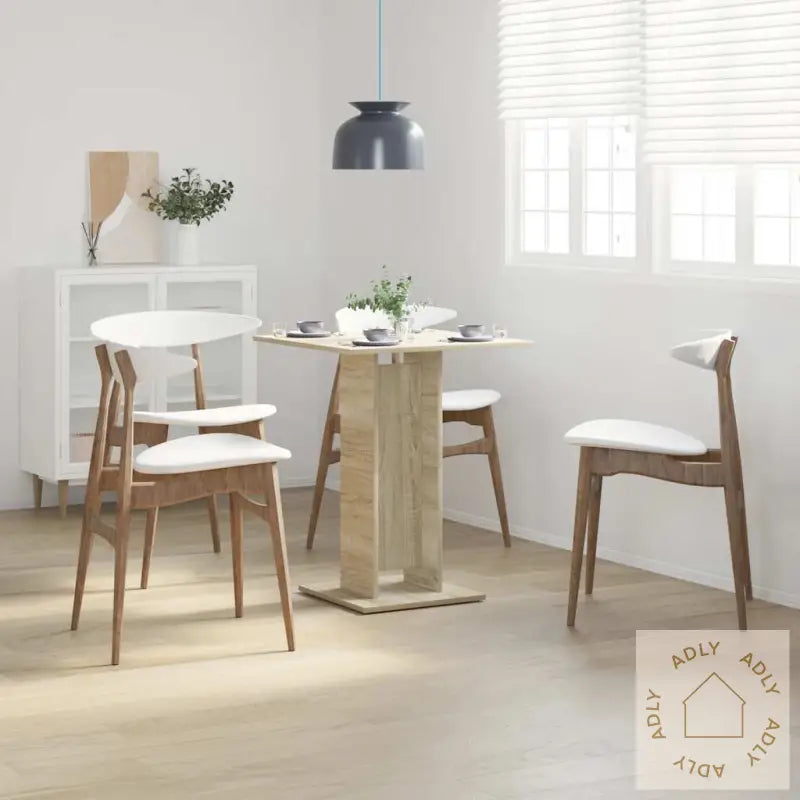 Bistrobord Sonoma Eik 60X60X75 Cm Konstruert Tre