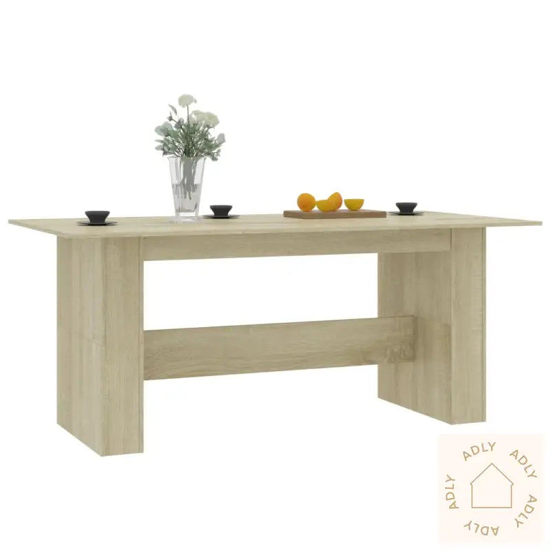 Spisebord Sonoma Eik 180X90X76 Cm Konstruert Tre