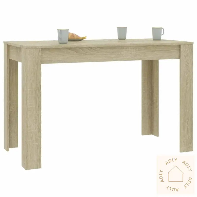 Spisebord Sonoma Eik 120X60X76 Cm Konstruert Tre
