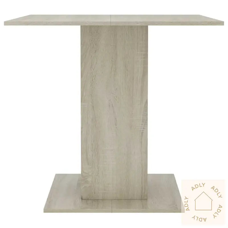Spisebord Sonoma Eik 80X80X75 Cm Sponplate